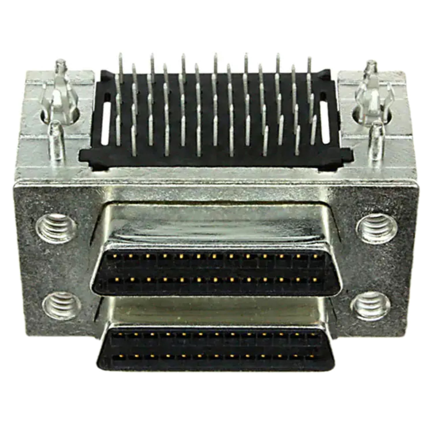 786200-1 Connector 26/26 Position Stacked, 2 Receptacles Panel Mount ...