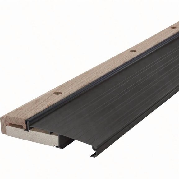 78634 55 8 In. X 11 8 In. X 36 In. Bronze Adjustable Aluminum Hardwood Threshold Kit Versatile Solution For French And Exterior Doors