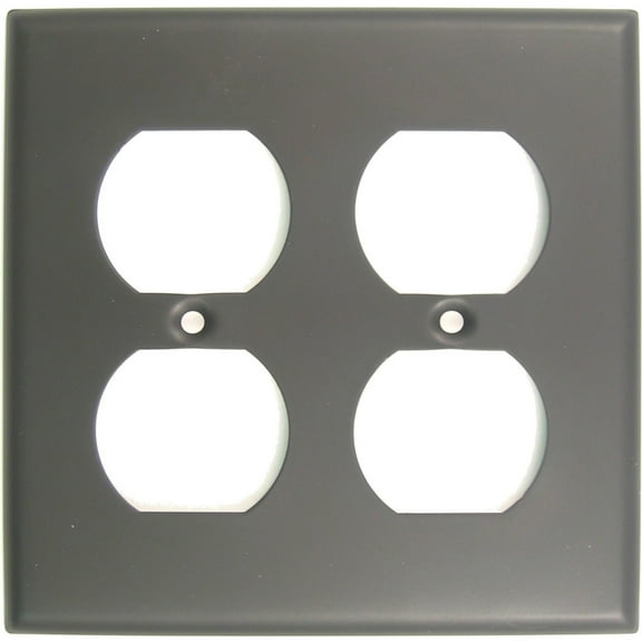 786ORB Double Outlet Switch Plate Oil Rubbed Bronze Finish