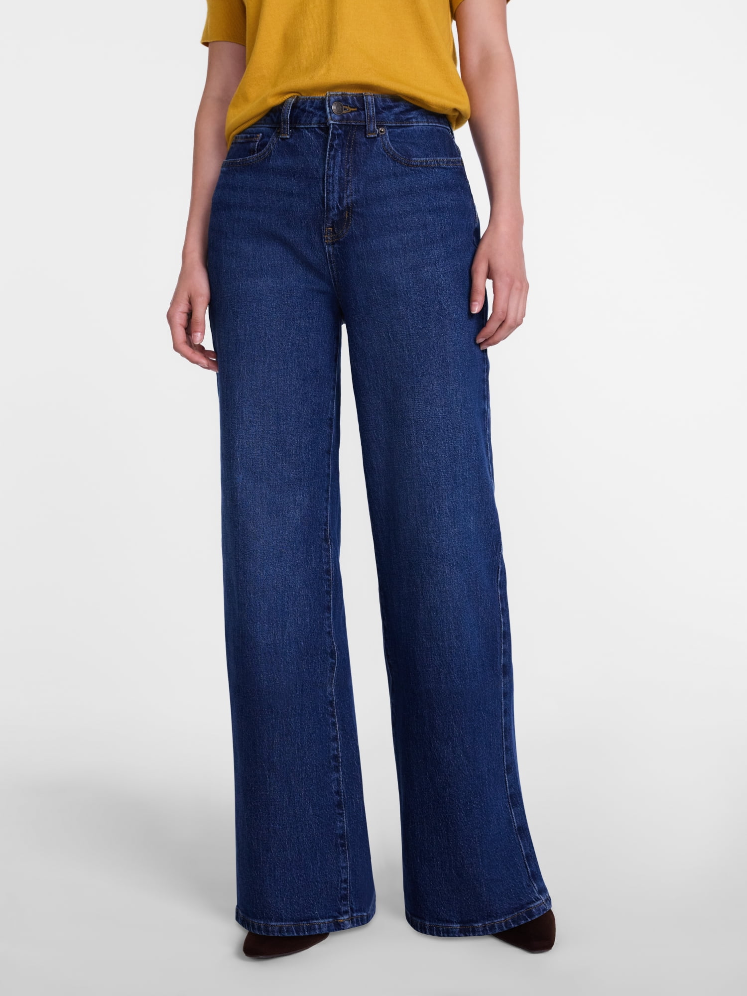 Scenario Women's Wide Leg Jeans, Sizes 0-20