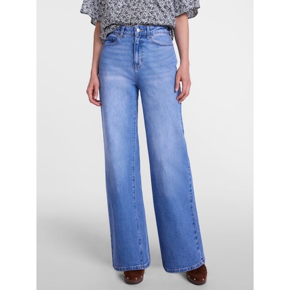 Scenario Women's Wide Leg Jeans, Sizes 0-20