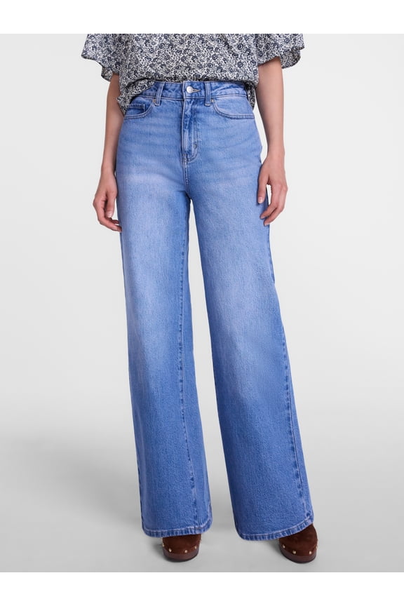 Women's Wide Leg Jeans, Sizes 0-20