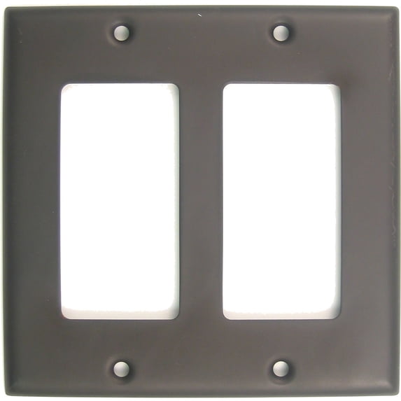 787ORB Double Rocker Switch Plate Oil Rubbed Bronze Finish