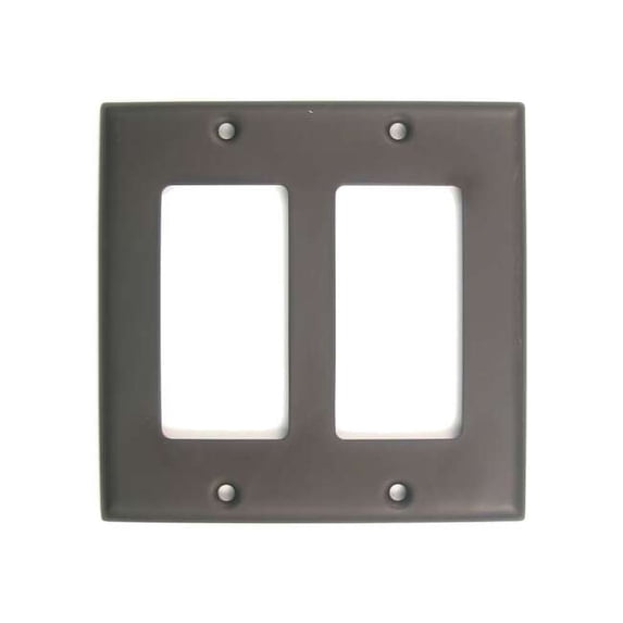 787ORB Double Rocker Switch Plate Oil Rubbed Bronze Finish