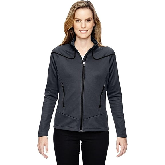 78806 North End Ladies Interactive Cadence Two-Tone Jacket Carbon/Black M