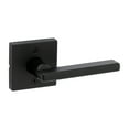 thumbnail image 1 of Kwikset Halifax Square Dummy Lever Doorknob Matte Black - Single Lever, 1 of 8