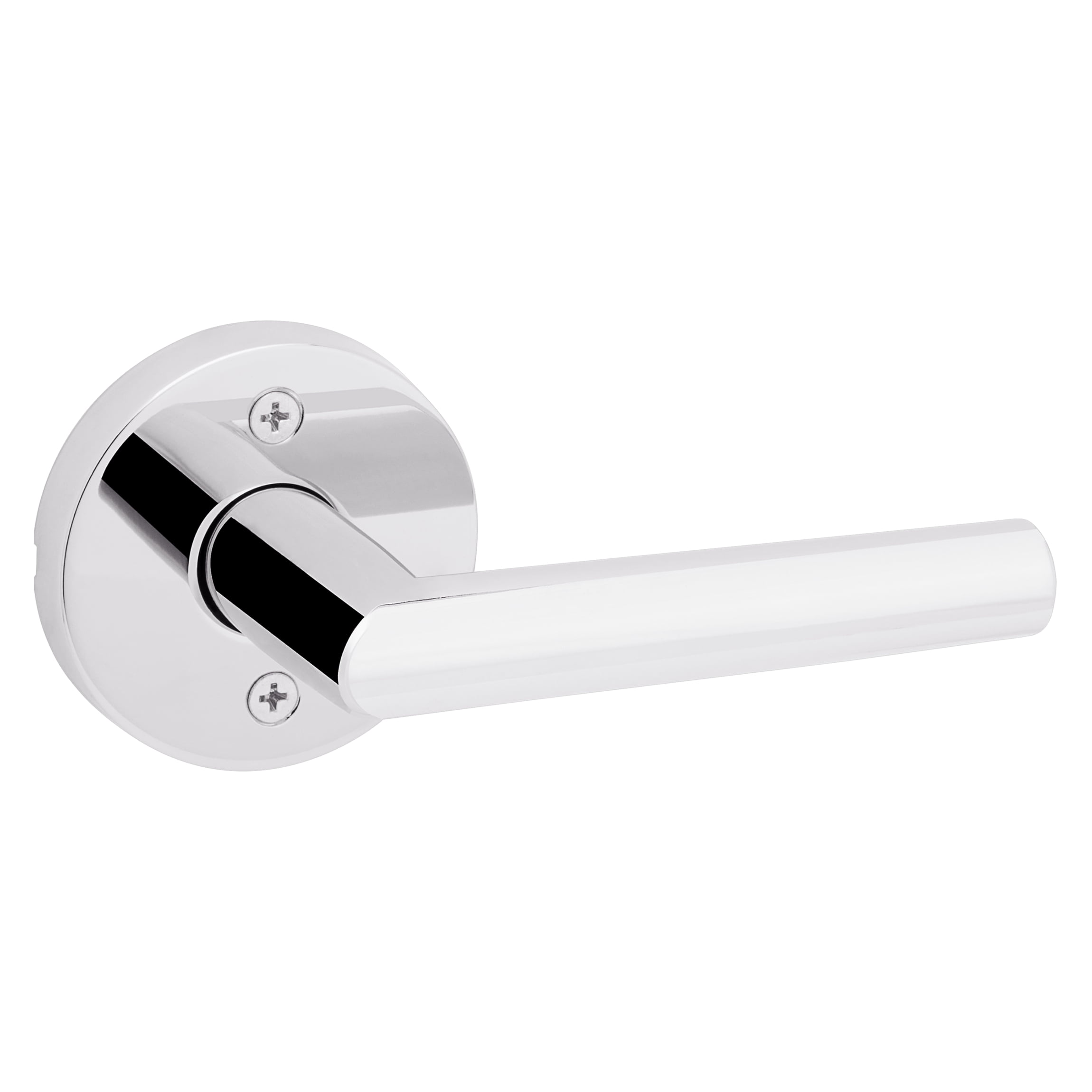 Kwikset Milan Round Half-Dummy Lever Doorknob Polished Chrome