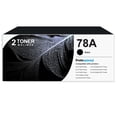 thumbnail image 1 of 78A Black Toner Cartridges Pack of 2 CE278D Compatible for 78A Toner with Pro P1606dn P1606 P1566 P1560; M1536dnf M1537dnf M1538dnf M1530 MFP Printer (with Chip 2-Pack), 1 of 7