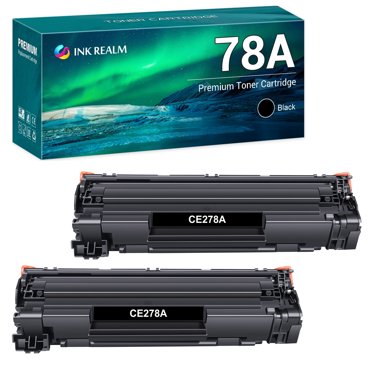 GREENCYCLE 2 Pack Compatible For HP 78A CE278A Black Toner Cartridge Replacement With Laserjet Pro M1536dnf P1606dn P1566 Printer