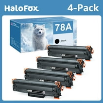 78A CE278A Black Laser Toner Cartridges for HP LaserJet MFP M1536dnf, M1537dnf, M1538dnf, M1539dnf, P1566, P1606dn Printer compatible with 1606dn toner cartridge (Black, 4-Pack)
