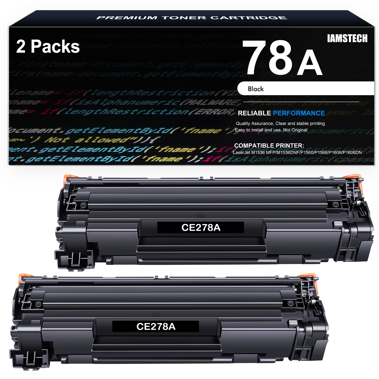 78A CE278A Black Toner Cartridges for HP 78A Laserjet MFP HP LaserJet ...