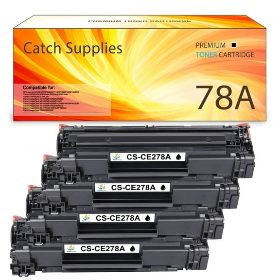 78A CE278A Toner Cartridge | 4 Pack Black Compatible for 78A Pro P1606dn P1606 P1566 P1560 M1536dnf M1537dnf M1538dnf M1530 Printer