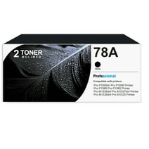 78A Toner Cartridge High Yield Replacement for HP 78A CE278A Toner Cartridge Pro P1566 P1606 Series Pro MFP M1536 Series, CE278D 2 Black