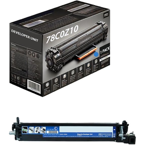 78C0Z10 78C0Z10 78C0Z10 78C0Z10 Developer Unit Compatible for Lexmark CS321 CS421 CS521 C5621 CX321 CX421 CX521 CX522 CX621 CX622 Printers, Includes Chip, High Yield 20000 Pages