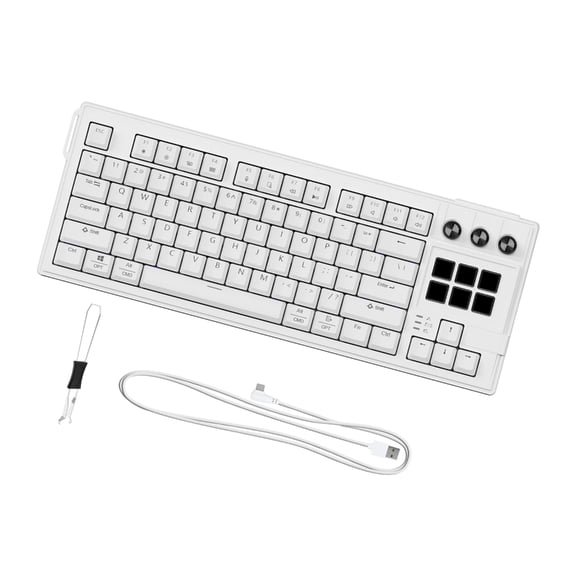 78Key Mechanical Keyboards With Multicolor Backlighting Customizable LCD Display And USB C Connection