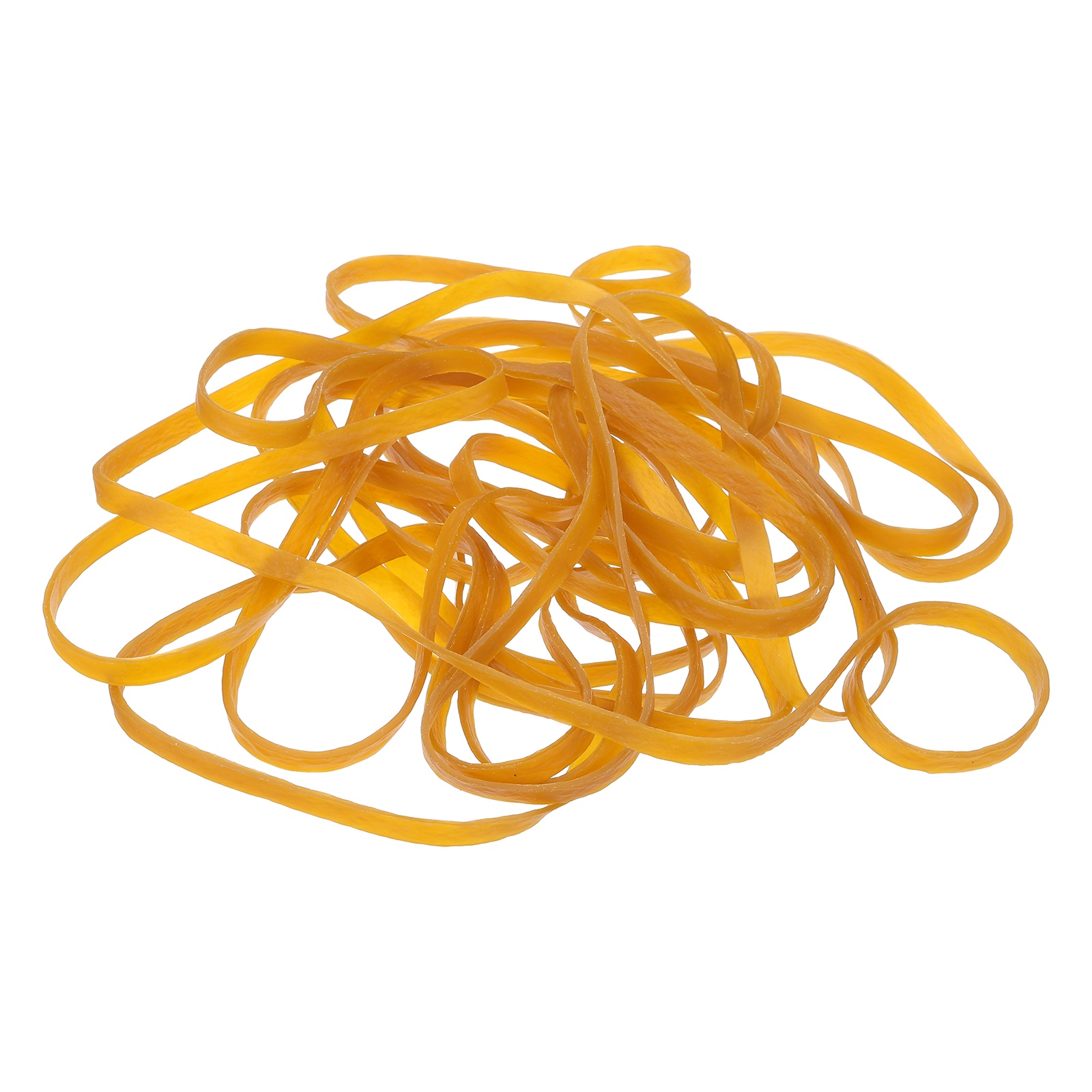 78Pack Rubber Bands, 11.81x0.24 Inch Elastic Bands for Office Supplies, Yellow