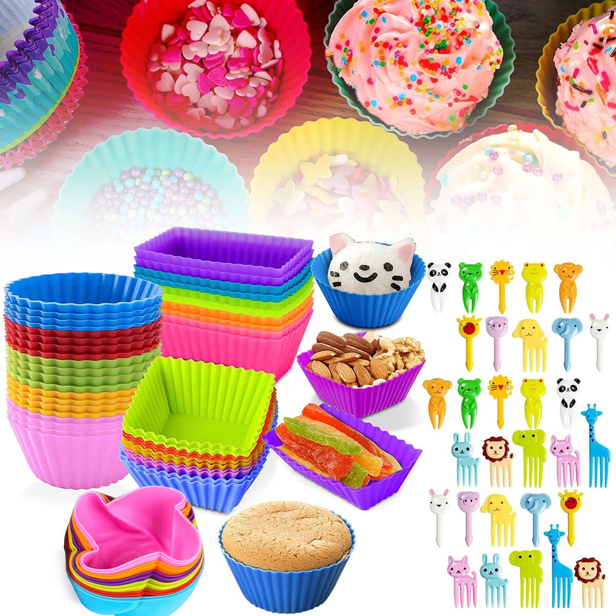 https://i5.walmartimages.com/seo/78Pcs-Lunch-Box-Dividers-Food-Picks-Non-Stick-Silicone-Cupcake-Liners-Heat-Resistant-Muffin-Baking-Cups-Reusable-Cake-Molds-Set-Dishwasher-Safe-Home_396c9455-568c-4fe0-97cd-01fb87875dbe.da7cb21e168d79a15182a00a74eee6a3.jpeg