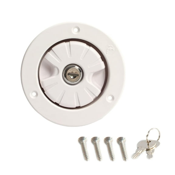 78mm Inlet Filler Filler Cover Tank RV Trailer Camper White