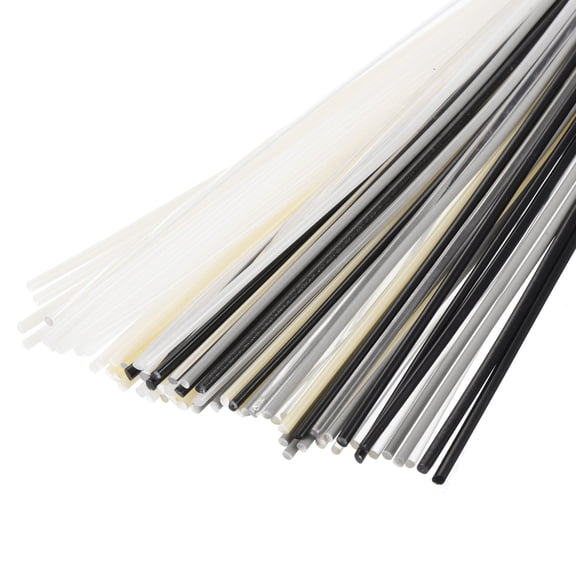 78pcs 8 Inch Plastic Welding Rods PU/PP/ABS/PE/TPO/PA/PC Welding Strips Welder Rods for Plastic Welder,Car Bumper
