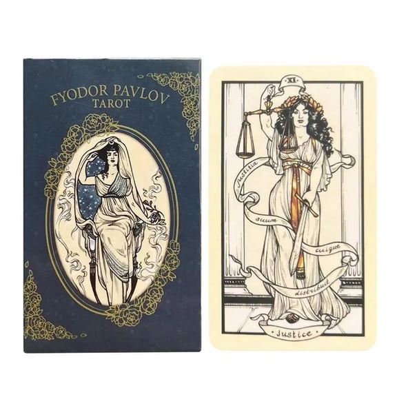 78pcs Fyodor Pavlov Tarot Oracle Tarot Psychic Card Fortune Telling Divination Tarot Card