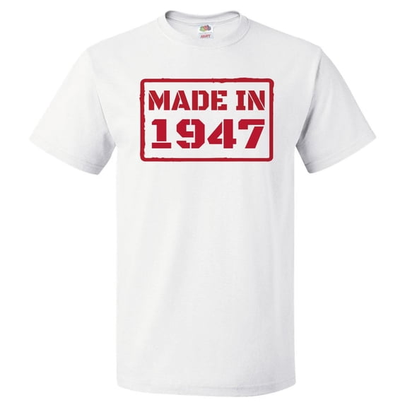 79th Birthday Gift For 79 Year Old Made In 1947 T Shirt