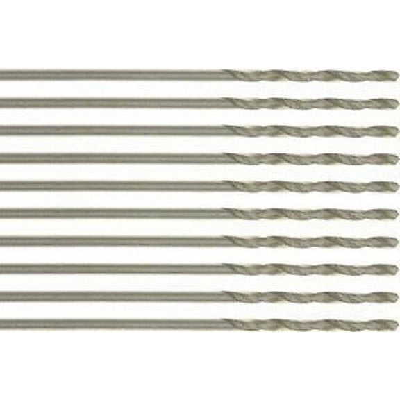 #79 10pc Mini HSS Wire Gauge Twist Drill Bit Metal Working Drilling 0.014" Shank