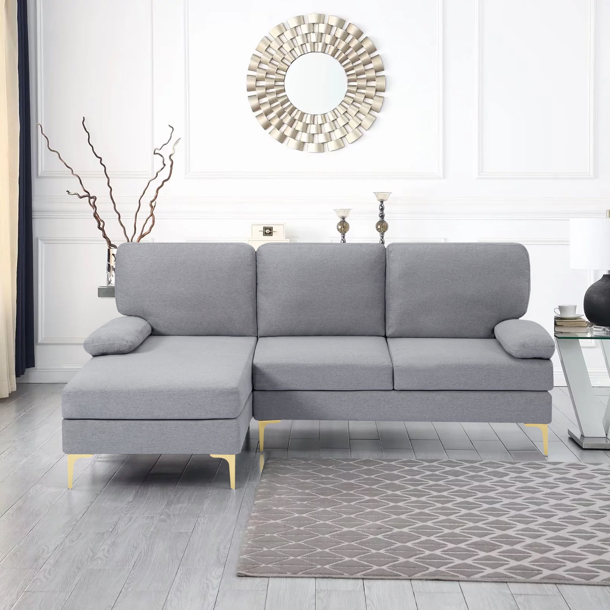 79.5 Convertible Sectional Reversible Chaise, Panama | Ubuy