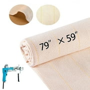 79   59Overlocking Tufting Cloth with Marked Lines ,Large Monks Cloth Punch Needle Fabric for DIY Rug-Tufting Gun& Punch Needle