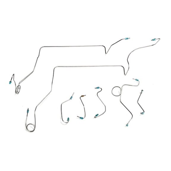 79-83 Toyota Pick Up Truck Stainless Prebent Front Brake Line Kit