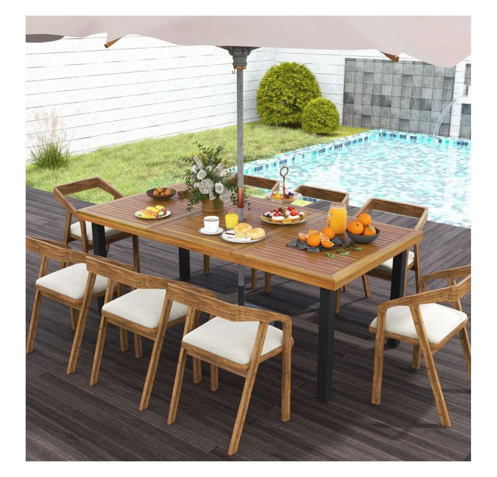fatboy patio umbrella Large garden parasols in various designs