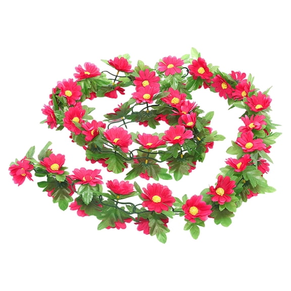 79" Artificial Ivy Garland, Fake Greenery Flowers Vines for Pipe Cover, Indoor Outdoor Wall Decor, UV Resistant for Wrapping Wires, Fence, Wedding Arch & Room Decor