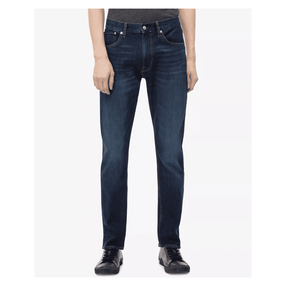 Calvin Klein Men's Slim Straight Jean | Secaucus HS/Blue