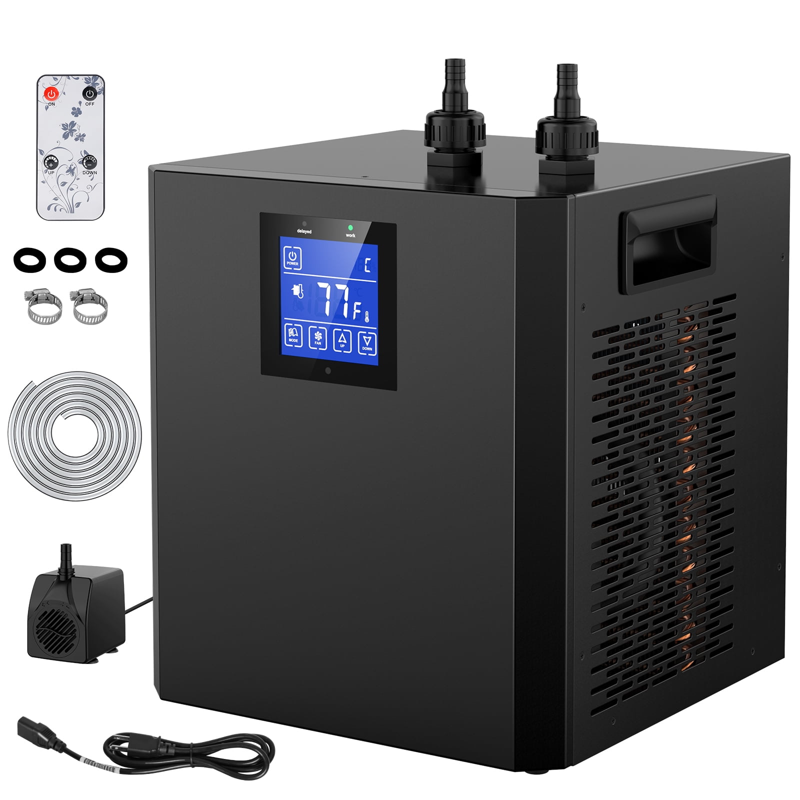 79 Gal Aquarium Chiller, 1/3 HP Fish Tank Water Chiller, Hydroponic Water Chiller with Touch Screen