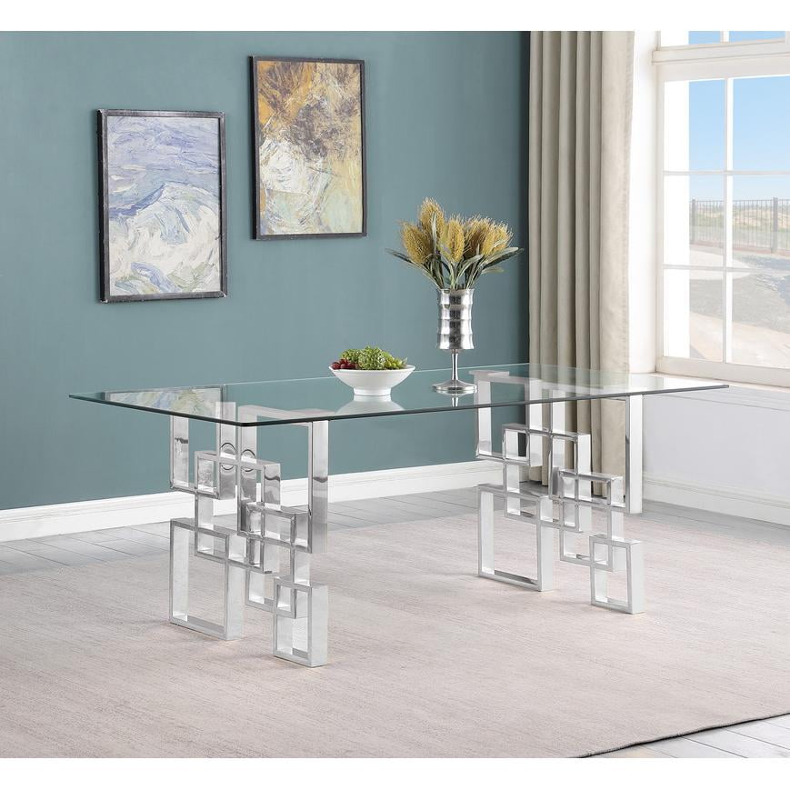Stainless steel dinette set discount