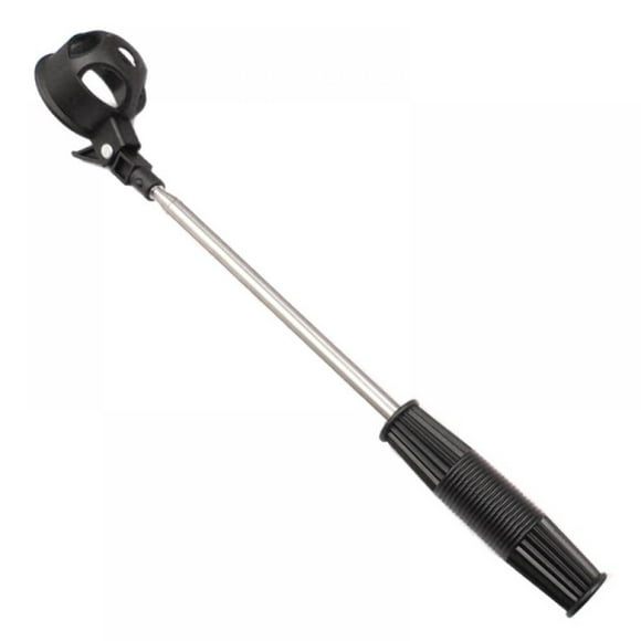 79" Retractable Telescopic Stainless Steel Shaft Scoop Golf Ball Retriever Golf Accessories Pick Up For Golf Training Black