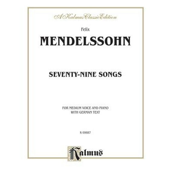 Pre-Owned 79 Songs: Medium Voice (German Language Edition), Vocal Score