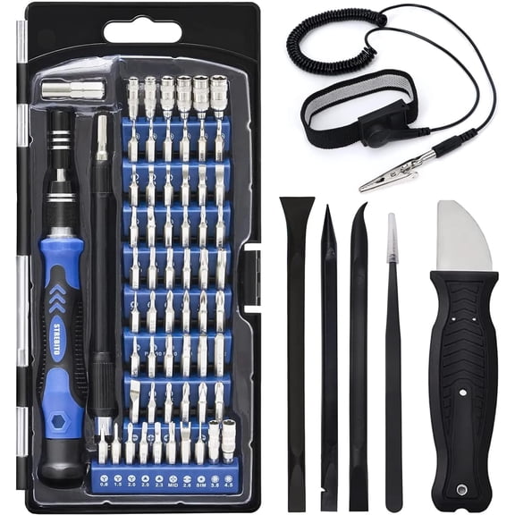 79 in 1 Computer Screwdriver Kit with Anti Static Wrist Strap
