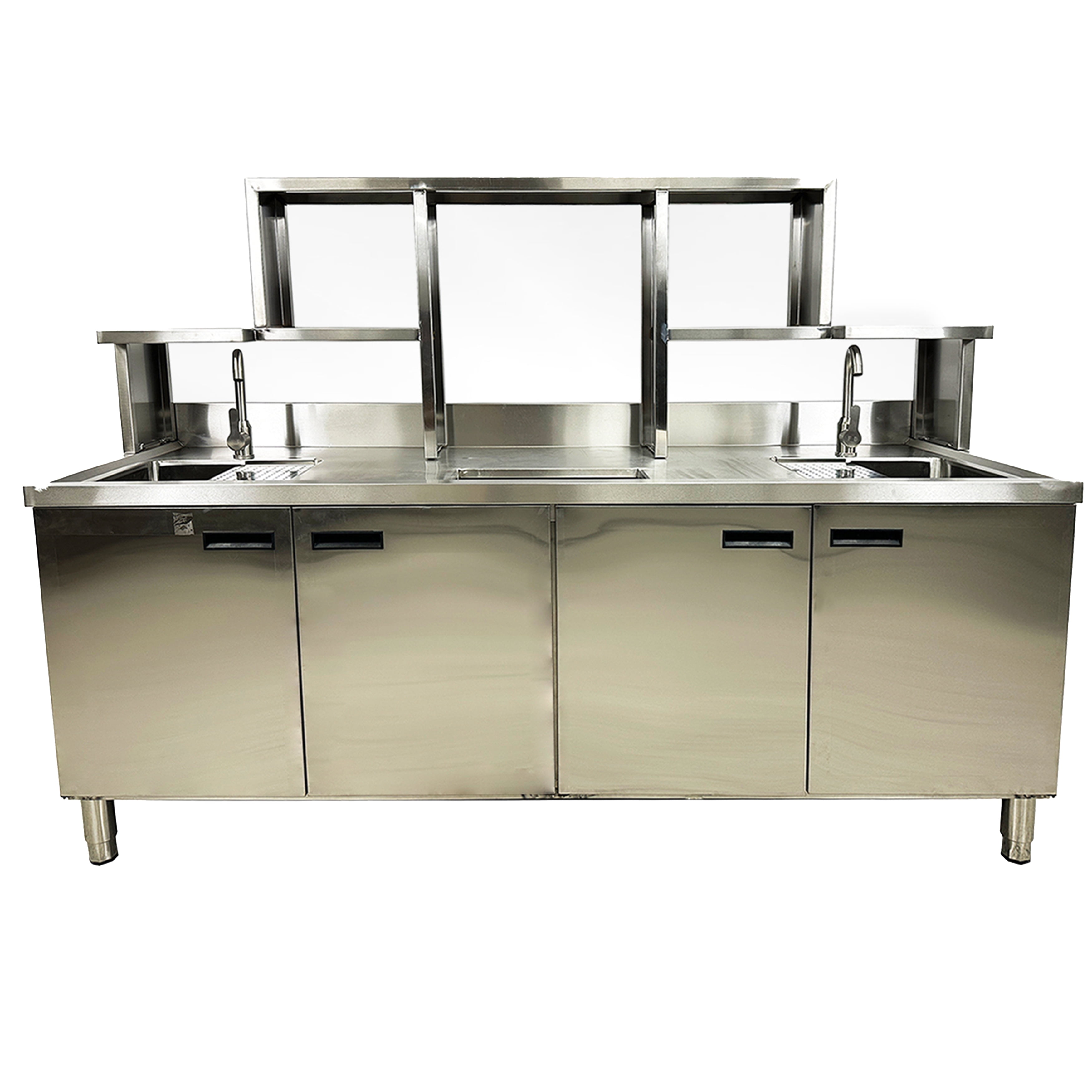 79 in. Bar Bubble Tea WorkStation, Drink Station, Hot, and Cold Water ...