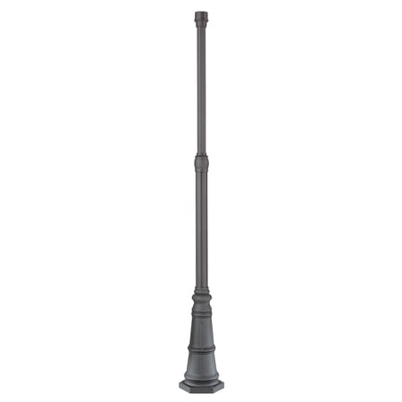 7902-66-Minka Lavery-Great Outdoors - Accessory - 83.25 Inch Outdoor Post With Base-Black Finish