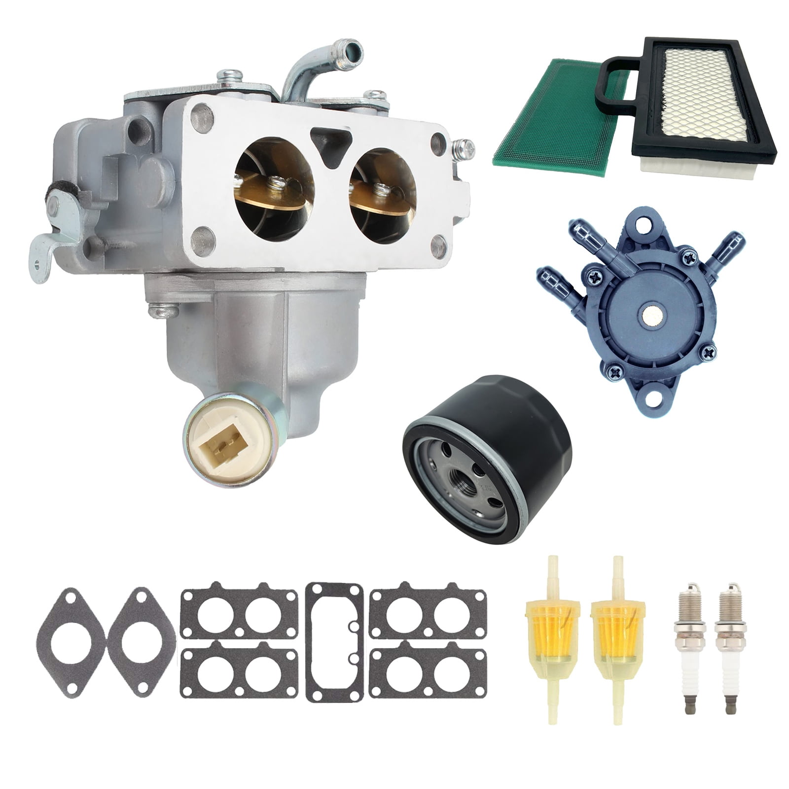 Kit Carburateur 791230 CDIYTOOL Pour Briggs & Stratton 20-25 HP V-Twin + Filtre à Air - John Deere MIA10632