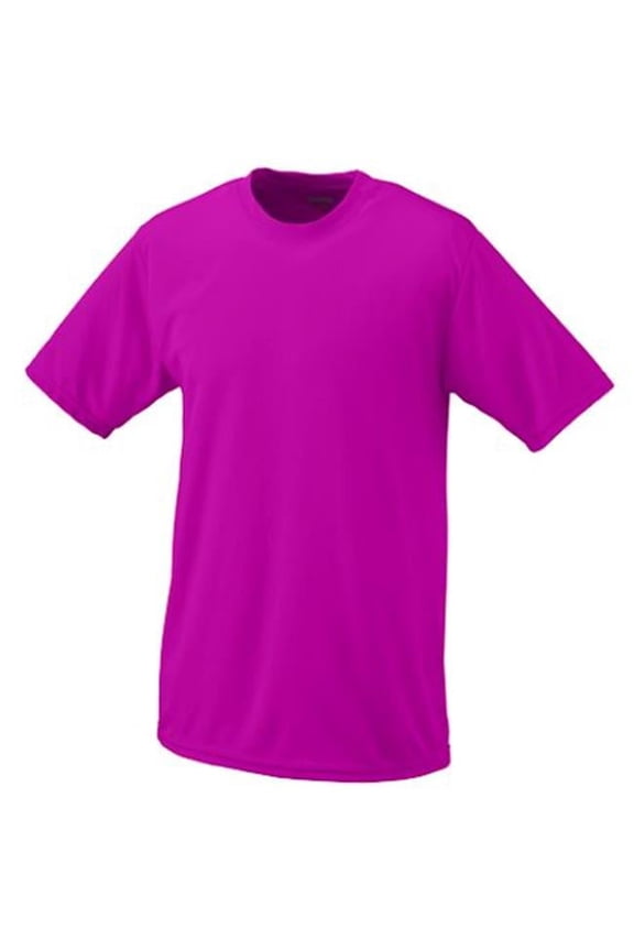 791A Youth Wicking Tee - Power Pink, Extra small