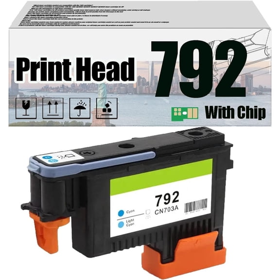 792 CN702A CN703A CN704A Print Head Printhead, Compatible for HP L26100 L26500 L28500 Printers —— High Print Volume with Chip