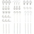 thumbnail image 1 of 792 pcs 15 Style Jewelry Making Kit Bead Cap Teardrop Pendants Bead Tips Ribbon Ends Earring Hooks, 1 of 8