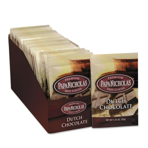 79224 Premium Hot Cocoa, Dutch Chocolate, 24/Carton