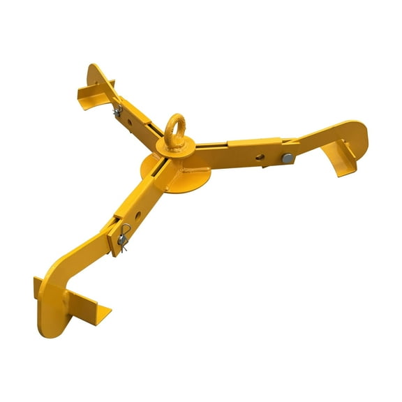 793lbs 3 Hook Drum Clamp Drum Lifter for 33 or 55 Gallon Steel or Plastic Drum