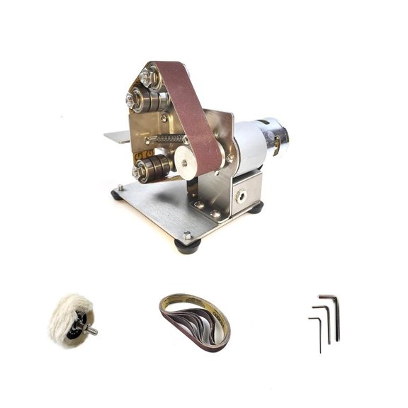 795 High Speed Motor DIY Polishing Cutter Grinder Multifunction Electric Grinder Abrasive Belt Grinder Sander ,Low Vibration