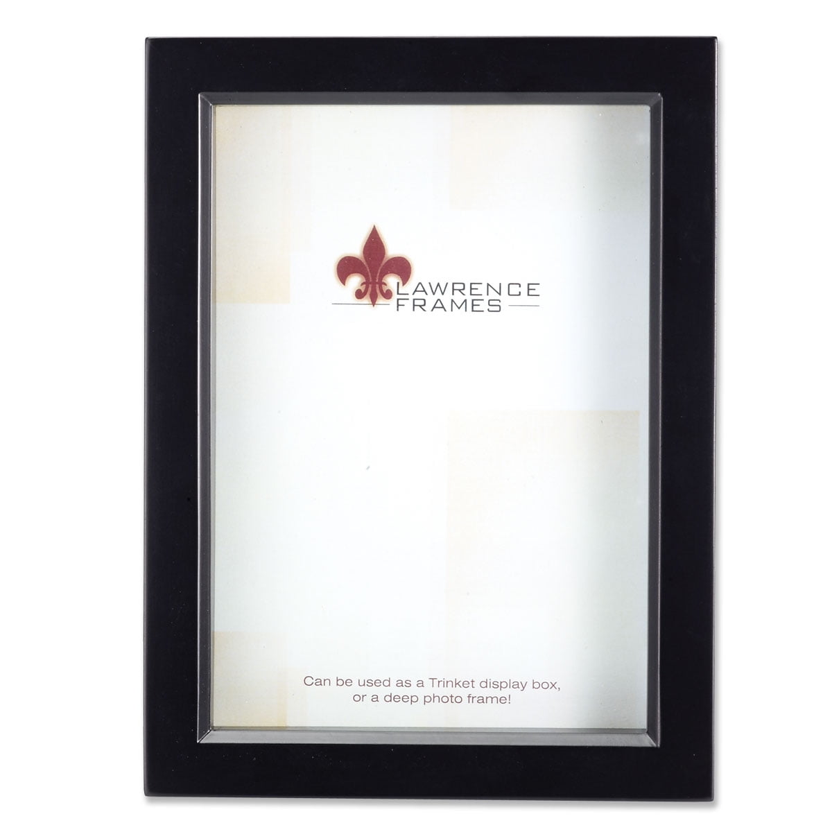 795080 Black Wood Treasure Box Shadow Box 8x10 Picture Frame