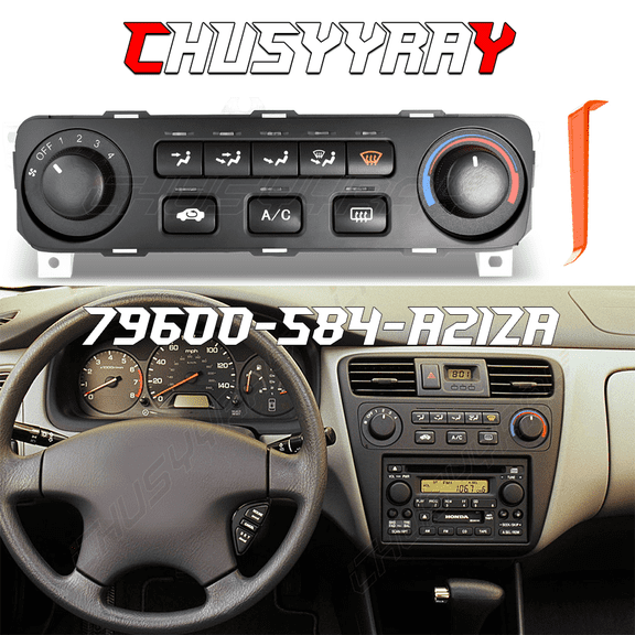 79600-S84-A21ZA Accord AC Control 100% Leak Tested Plastic Assembly Climate Module Fit For 2001-2002 Honda Accord