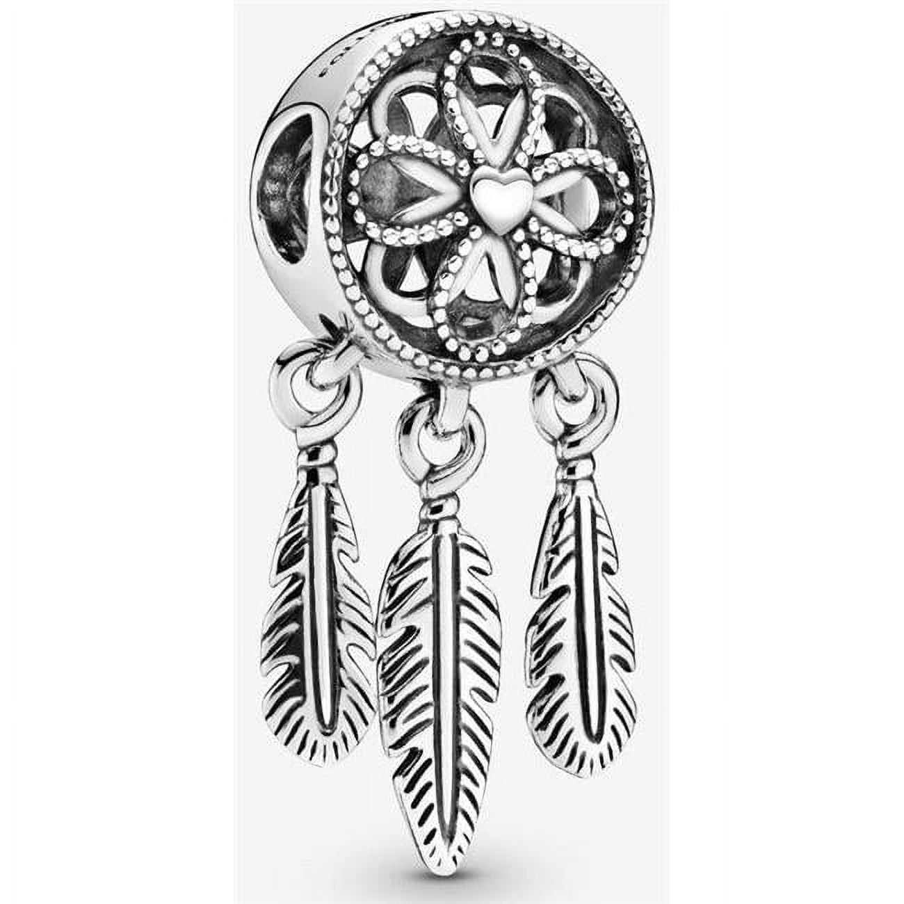 Pandora 797200 Sterling Silver Spiritual Dreamcatcher Dangle Charm ...