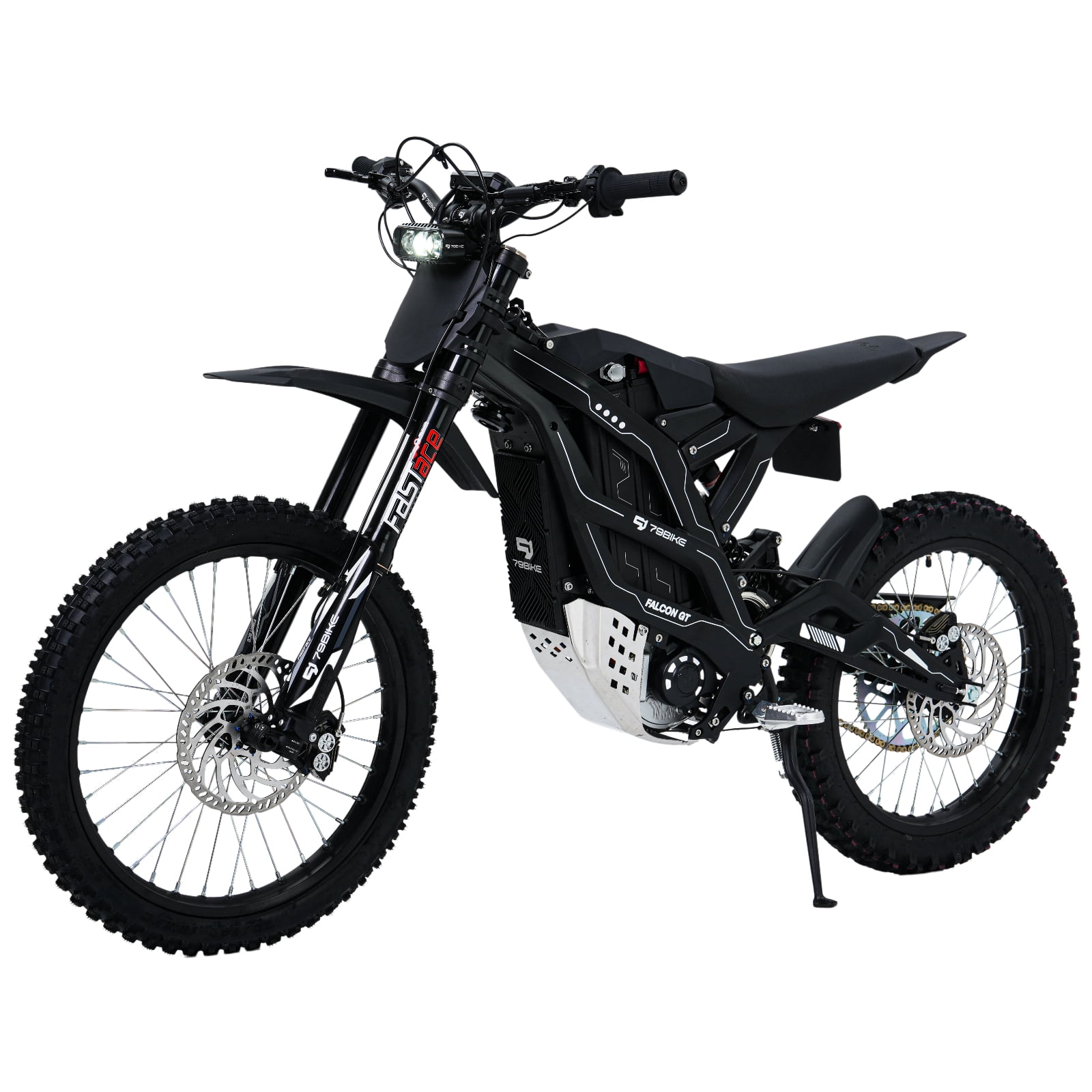 79BIKE Falcon GT 59 MPH Off-Road Electric Dirt Bike for Adults,16.8kW Power,72V 40Ah Battery,75 Miles Range,Hydraulic Disc Brakes,610 Nm Torque